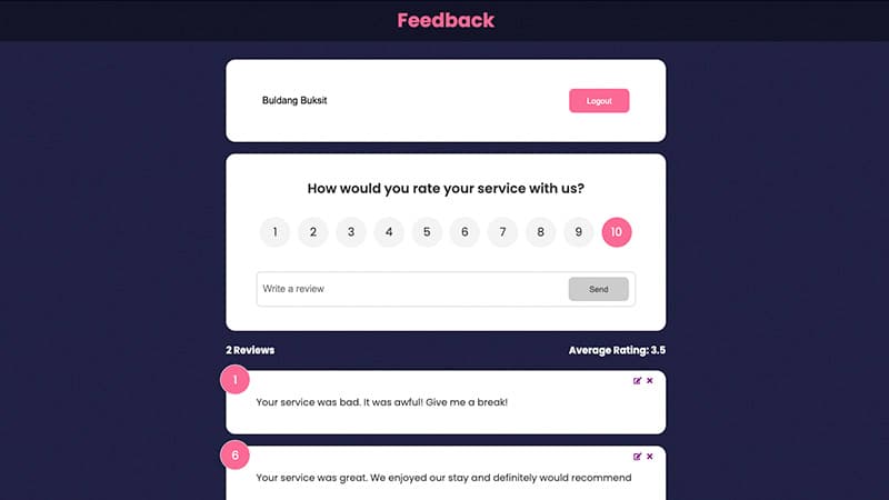 Feedback App